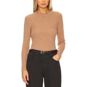 27 Miles Malibu 'Kaiden' Beige Cashmere Sweater Size M